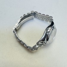 28MM Stainless Steel Rolex DateJust 2007 with Silver Stick Dial Bezel Engraved 4