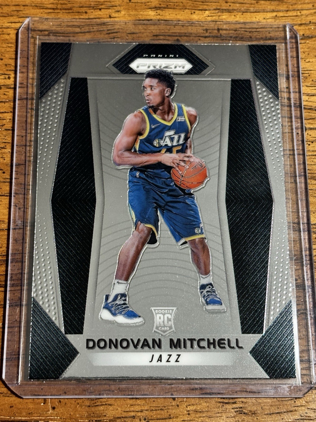 2017-18 Panini Prizm Donovan Mitchell #117 Rookie Utah Jazz Cavaliers RC CLEAN!