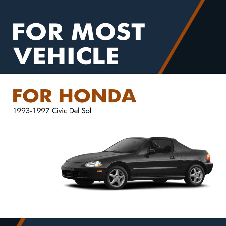 Par de 2 soportes de elevación de tapa de maletero trasero para Honda Civic Del Sol 1993-1997 Foto 2 de 4