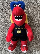 Indiana Fever Freddy Mascot Plush Figure 10” Caitlin Clark WNBA Basketball