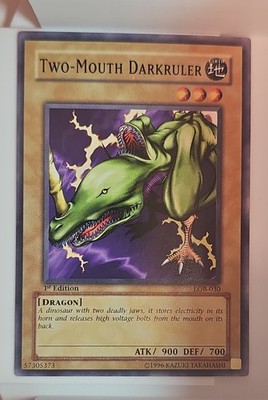 Two-Mouth Darkruler LOB-030 Legend of Blue Eyes White Dragon 1st Ed - ASIAN ENG
