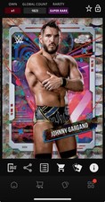 DIGITAL TOPPS WWE SLAM Johnny Gargano COSMIC CHROME 25 SUPER RARE NUCLEUS Read
