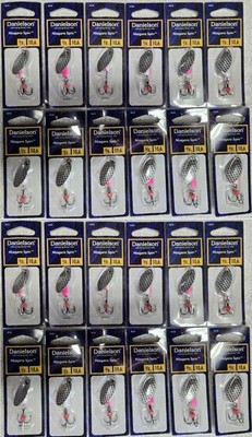 24 Packs, Danielson Niagara Spin Spinner 3/8oz Pink NS38PNK, NEW!