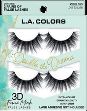 L.A. Colors Double the Drama False Eyelashes, Love To Lash