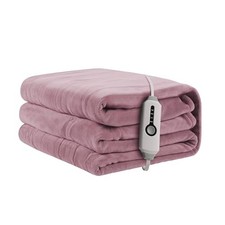 Electric Heated Blanket 62"x84" Twin Size, Soft Twin Size 62"x84" 005-purple
