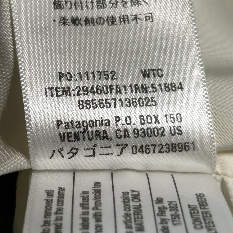 Chaqueta Patagonia Mujer Grande Verde Rubicón Rider Invierno Costo Desmontable Capucha Foto 4 de 4