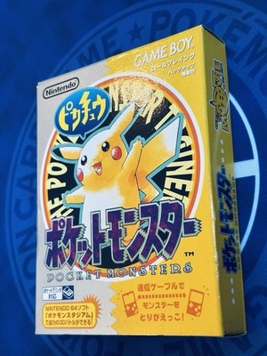 Pokemon Yellow Pikachu Version Japanese Game Boy CIB Complete w