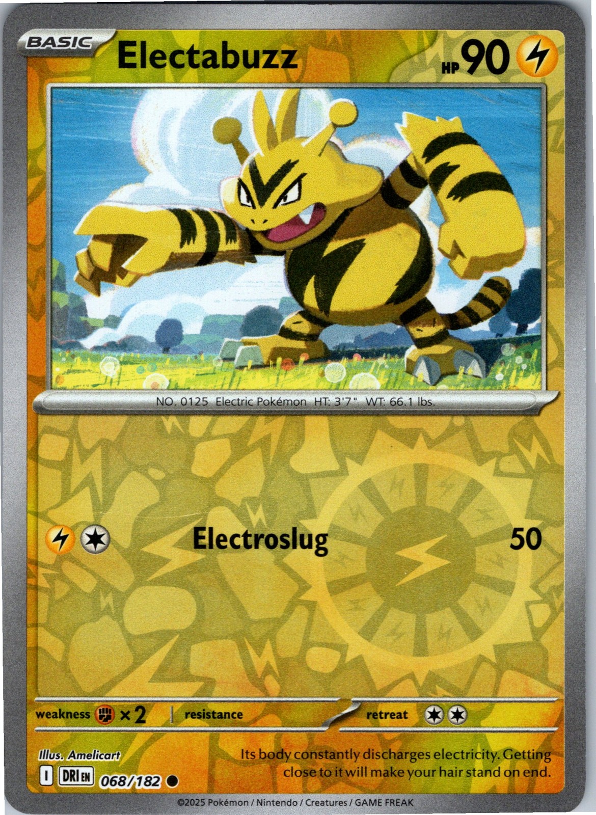 Electabuzz Common SV10: Destined Rivals 068/182 NM
