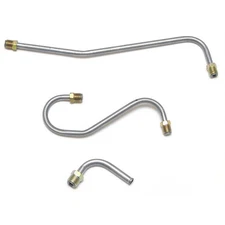 Engine Line Pump To Carburetor Ram Air HO Tri Power 1966 GTO Stainless 3pc