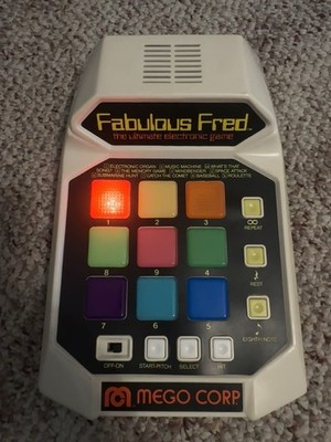 Mego Corp Fabulous Fred Handheld Electronic Game 1980 with Box & Accessories