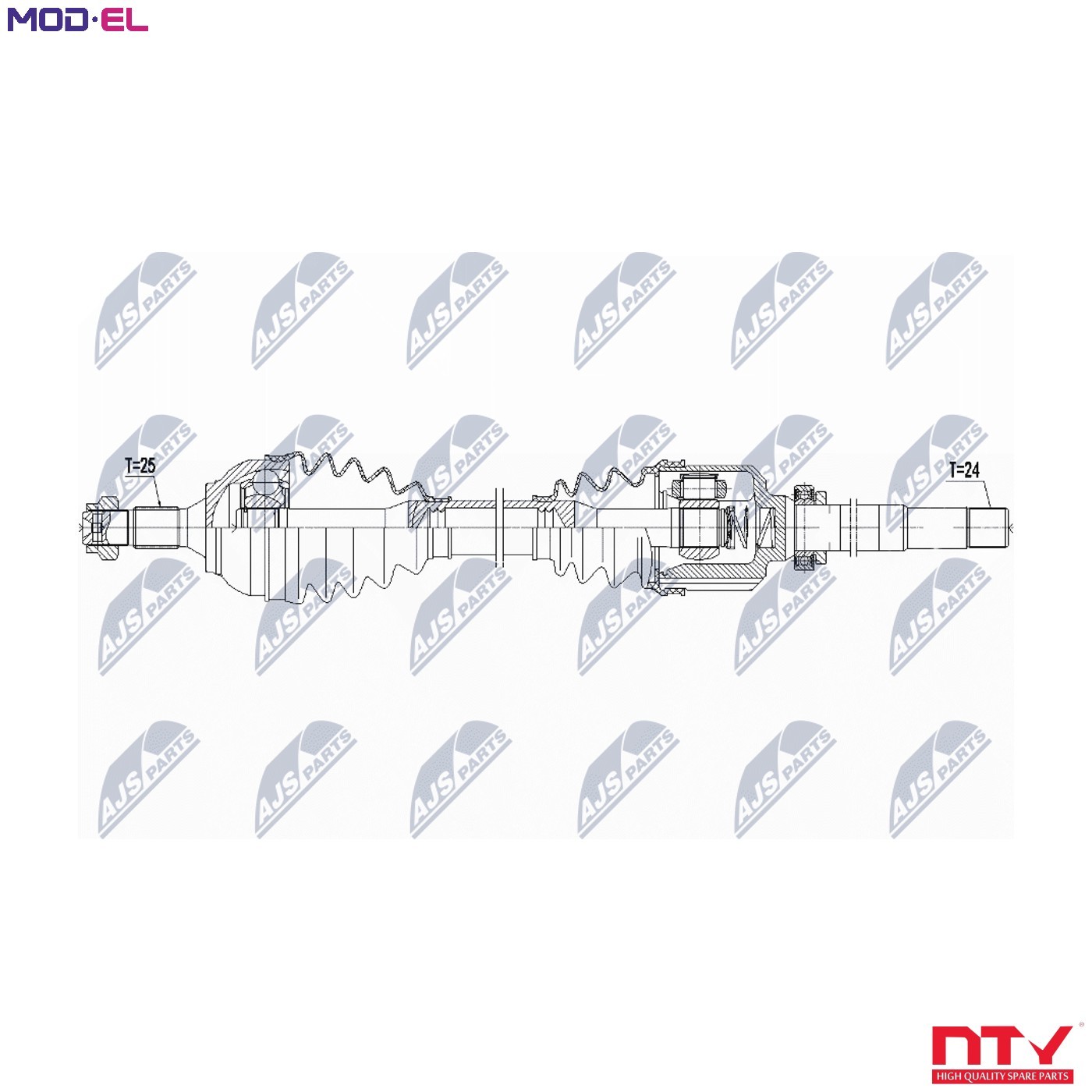 NPW-CT-105 NTY Drive Shaft for CITROËN - Image 8