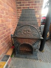 castmaster Mexican  pizza oven garden bbq chimenea chiminea
