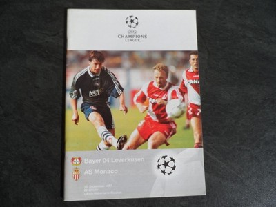 Stadionheft Champions-League Bayer Leverkusen-AS Monaco