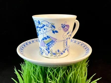 Vintage Figgjo Flint Turi Design Lotte Tea Cup and Saucer, Scandinavian Norway