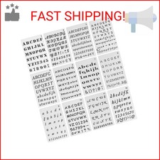 Mr. Pen- Letter Stencils, 12 Pack, 4 x 7 Inch, Alphabet Stencils Letters and Num