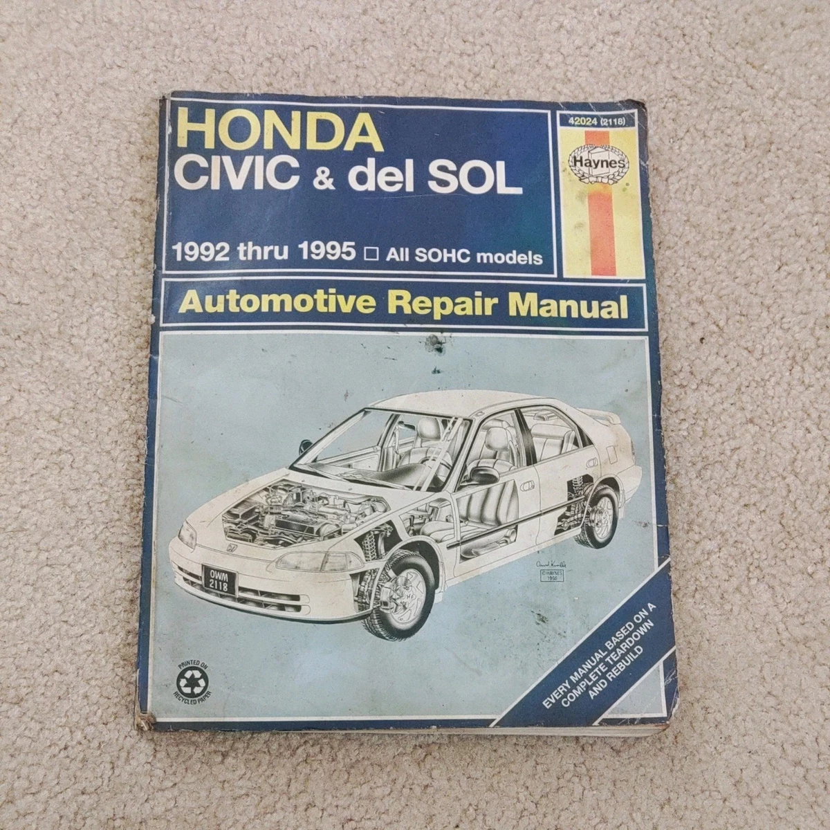 Service & Repair Manuals for Honda Civic for sale | eBay