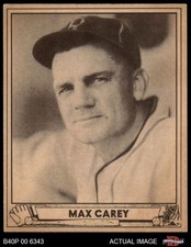 1940 Play Ball #178 Max Carey Pirates HOF 6 - EX/MT