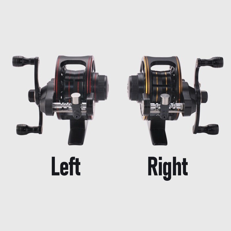 1pc Metal Ice Fishing Reel High Speed 3.0:1, 3+1BB Inline Ic