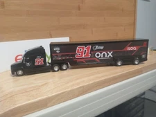 #91 ONXhomes.com Kimi Raikkonen 1/64 NASCAR transporter diecast hauler rig truck