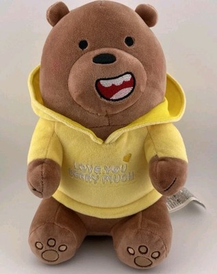 Miniso We Bare Bears Grizzly Love You Beary Much Stuff Animal Plush