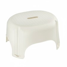 Plastic Lightweight Step Stool Sturdy to Support Adults, Safe for Kids, 39-1232