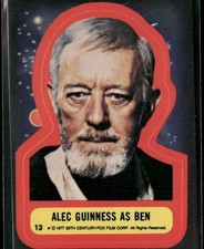   1977 Topps Star Wars Series 1 Stickers Ben Obi-Wan Kenobi 13 Nice EX