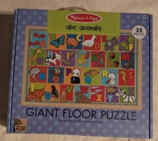 Melissa and Doug Natural Play ABC animals Giant Floor Puzzle
