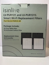 Isinlive LV-PUR131 And LV-PUR131S Smart Wi-fi Replacement Filters