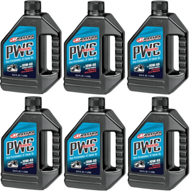 Maxima PWC 4T 10W-40 Personal Water Craft Engine Oil 6 Pack