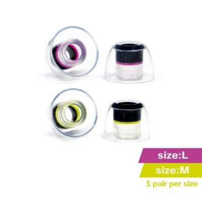 Pentaconn COREIR AL ALLOY Earpieces L/M,M/MS,MS/S size x 1 pair each Official Jp