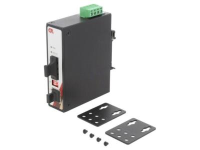 MEGU-0201-S1 Medienkonverter GIGA ETHERNET/monomode Lichtleiter 12-48VDC Compart