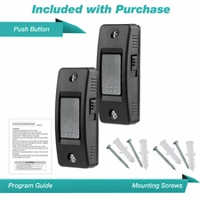 2 Garage Door Opener Remote Push Button Bell for Liftmaster Chamberlain 883LM