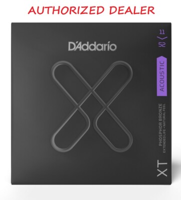 D'Addario XTAPB1152 Acoustic Guitar Strings Phosphor Bronze Custom Light  11-52
