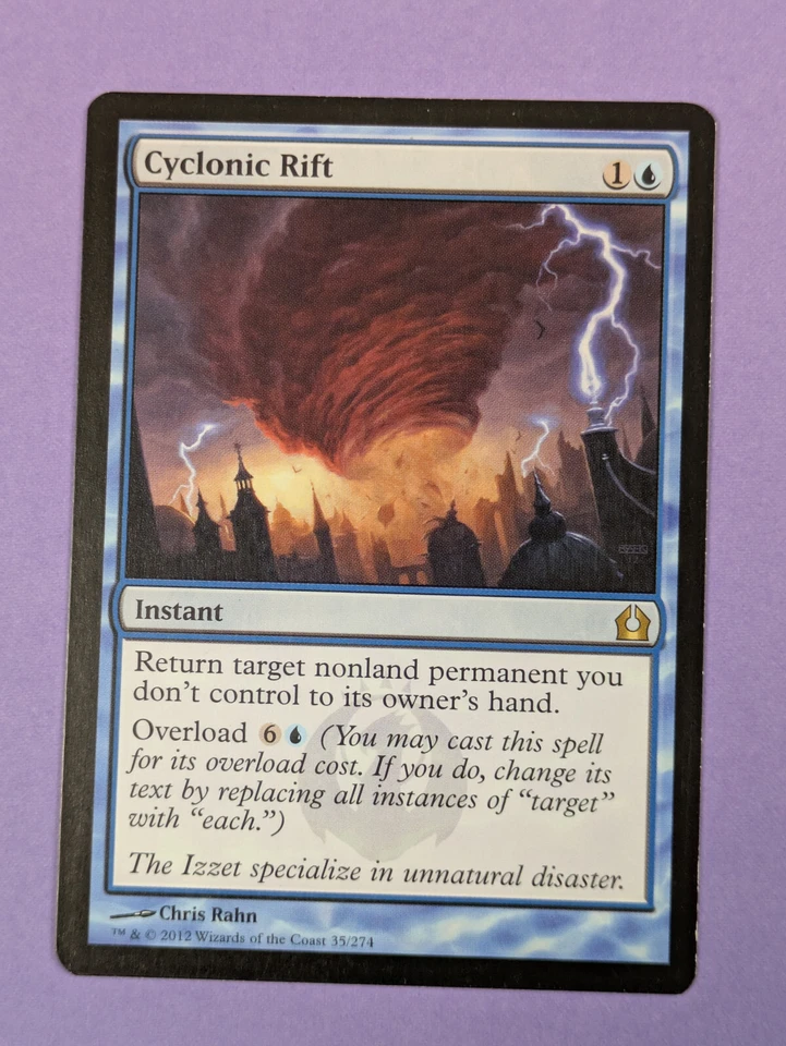MTG Magic The Gathering: Return to Ravnica: Cyclonic Rift Rare #35/274 - LP - Image 2 of 4