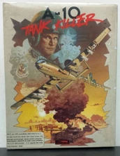 A-10 Tank Killer PC Game MS-DOS 5.25" Disks Dynamix 1989