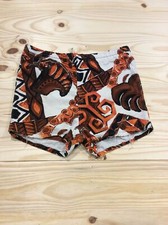 Vintage 1950s Trunks Swim Set L 36-38 Waist Rockabilly Surf Mod Shorts Hawaii