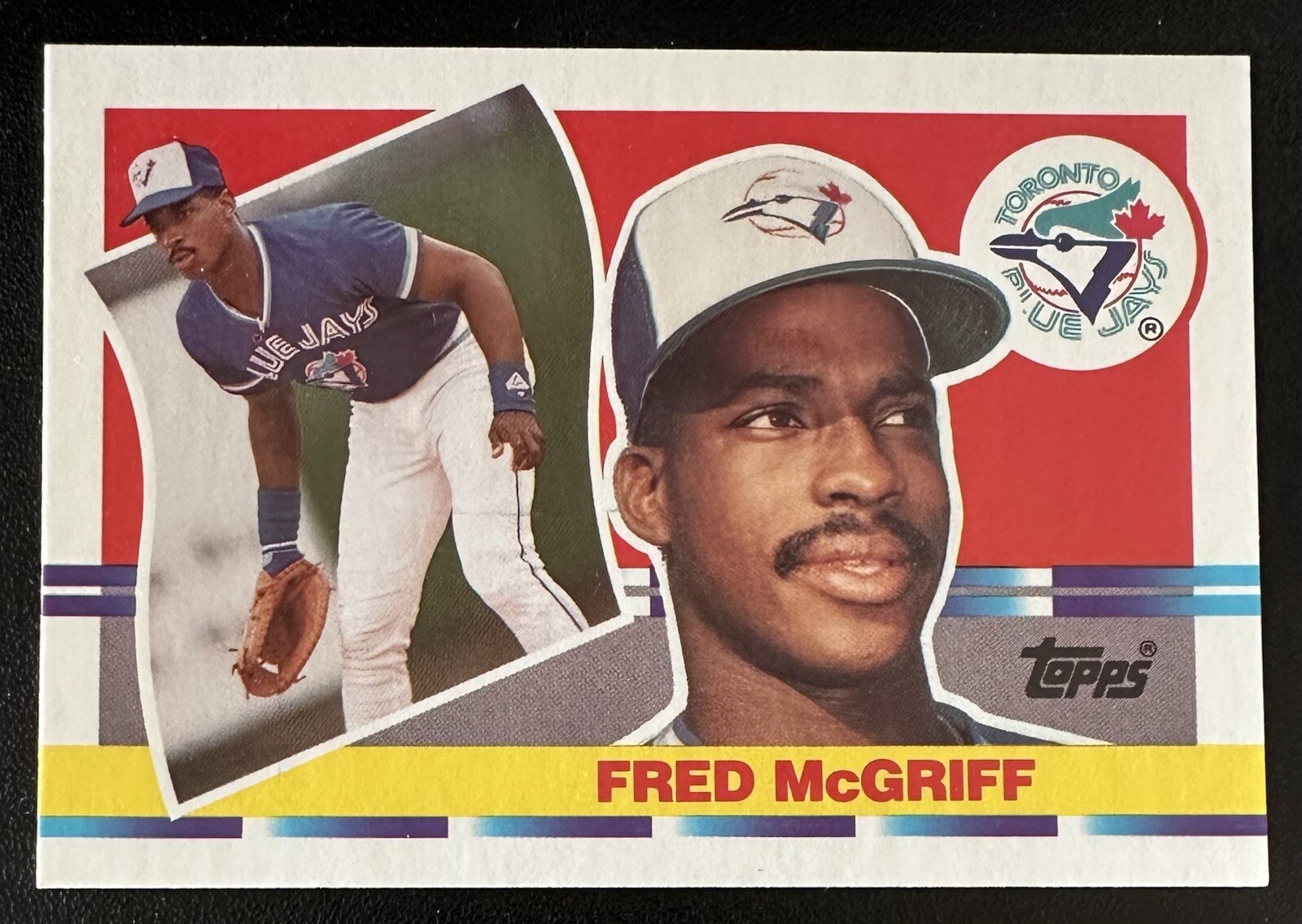 1990 Topps Big FRED McGRIFF #134 HOF  Blue Jays