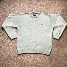 Vintage Tommy Hilfiger Knit XXL Mens Knit Cotton Sweater Pullover