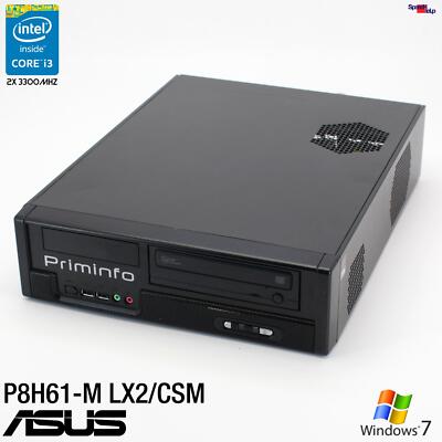 ASUS P8H61-M LX2/CSM INTEL CORE i3 2120 COMPUTER PC WINDOWS 7 10 PARALLEL PORT 5