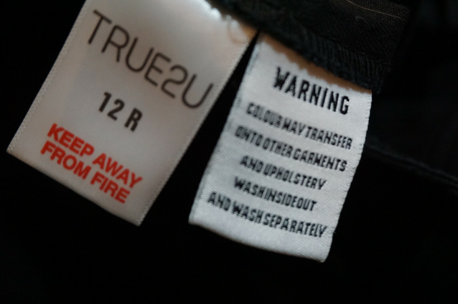 Women's black stretch soft canvas jeans trousers size 12 Boot cut flare BNWOT image 5