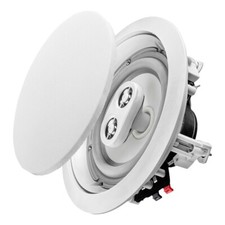 OSD 6.5" 150W Weather-Resistant Dual Tweeter Stereo In-Ceiling Speaker, Single