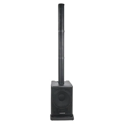 Sound Town Portable Column PA System with 12" Powered Sub, Bluetooth (CARPO-L2)