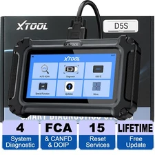 XTOOL D5S Auto Car Diagnostic Tool ABS SRS Engine 15 Reset Services OBD2 Scanner