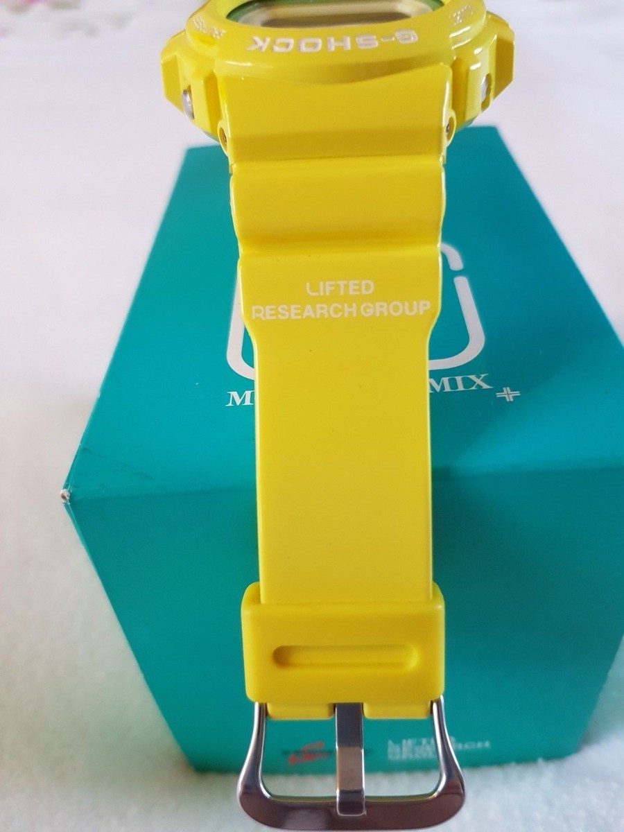 G-SHOCK LRG タイアップモデル DW-6900LR レモンイエロー CASIO G-SHOCK DW-6900LR-9AJR LRG Lemon Yellow Limited and Rare