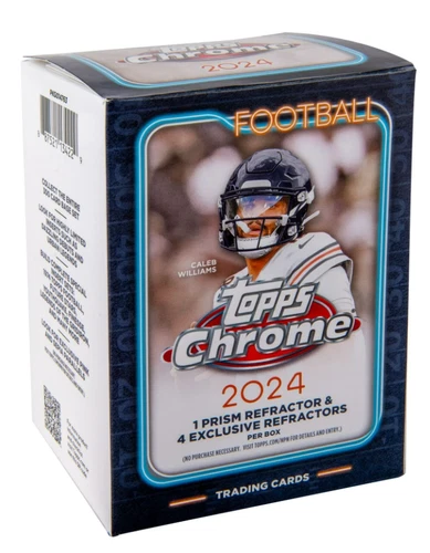 2024 Topps Chrome NFL Football Factory Sealed Blaster Box