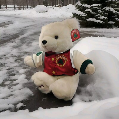 Team Santa Kmart Christmas Plush Teddy Bear 1998 16