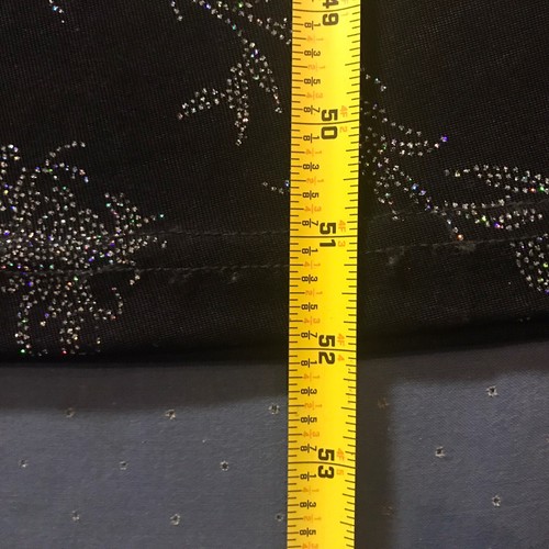 Vintage 90s Ronni Nicole Evening Gown Dress Sparkle Whimsigoth Acetate Sz 10 - Picture 9 of 9