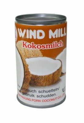 [ 165ml ] WINDMILL  Kokosmilch / Coconut Milk / Cocosmilch