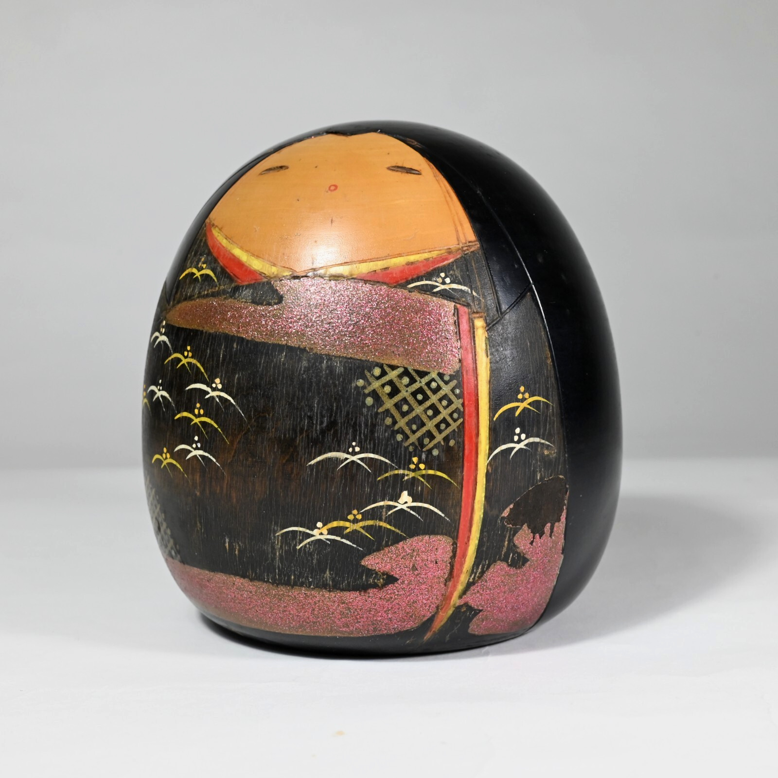 Master TOA SEKIGUCHI "Izayoi" Kokeshi, Signed, 1980s Japan - Large: 5.5" 1.8 lb