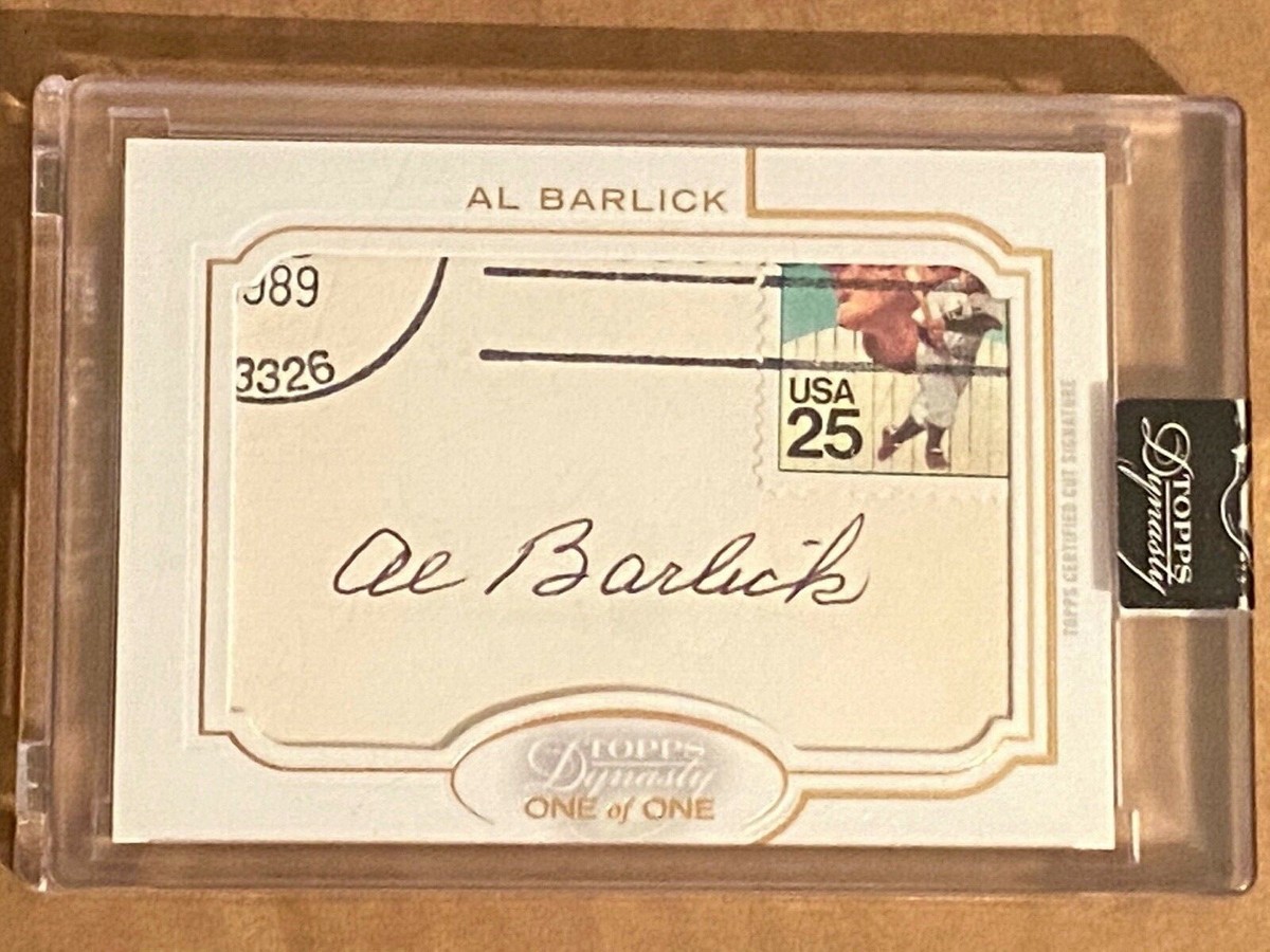 2020 Topps Dynasty Cut Signature AL BARLICK Auto HOF 1/1 | eBay